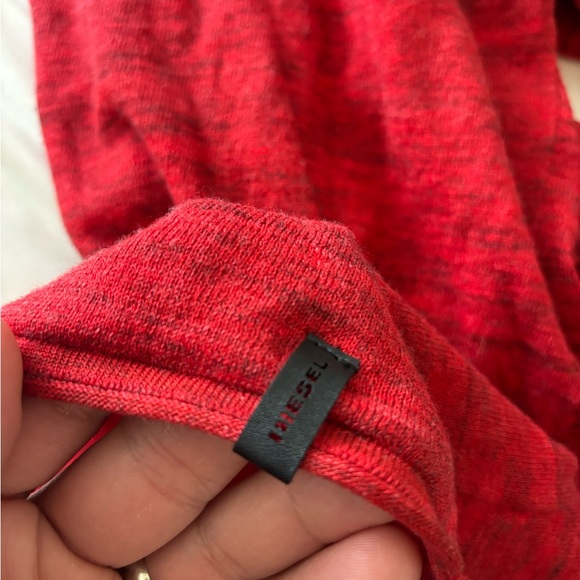 VINTAGE Diesel Long Sleeve Crew Neck with Embroidered Panther - Picture 3 of 5